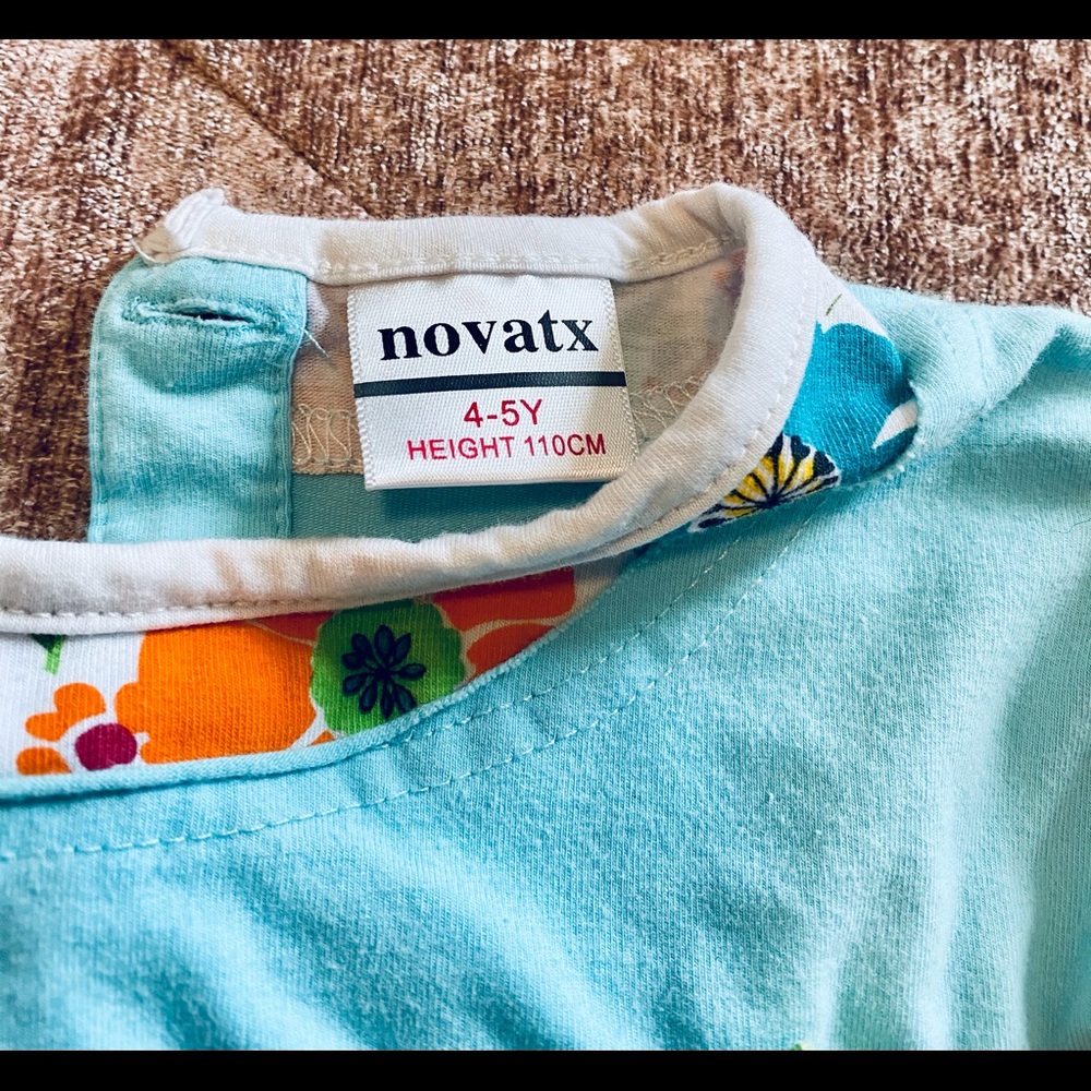 adorable blue toddler dress - Picture 2 of 8